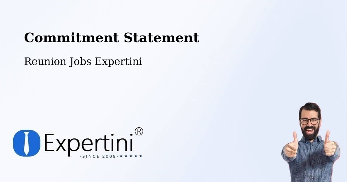Corporate Commitment – Le Colosse - Reunion Jobs Expertini